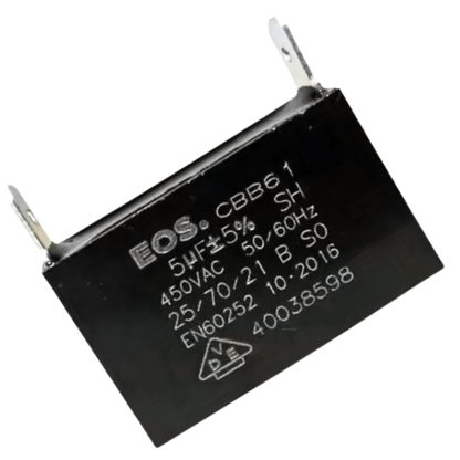 Capacitor De Partida CBB61 5uF 450V (Fast-on)