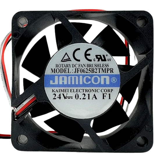 Microventilador JF0625B2TMPR 24VDC 0,21A 60x60x25mm