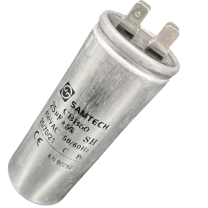 Capacitor De Partida 25uF 450V 40x100mm (Fast-on)
