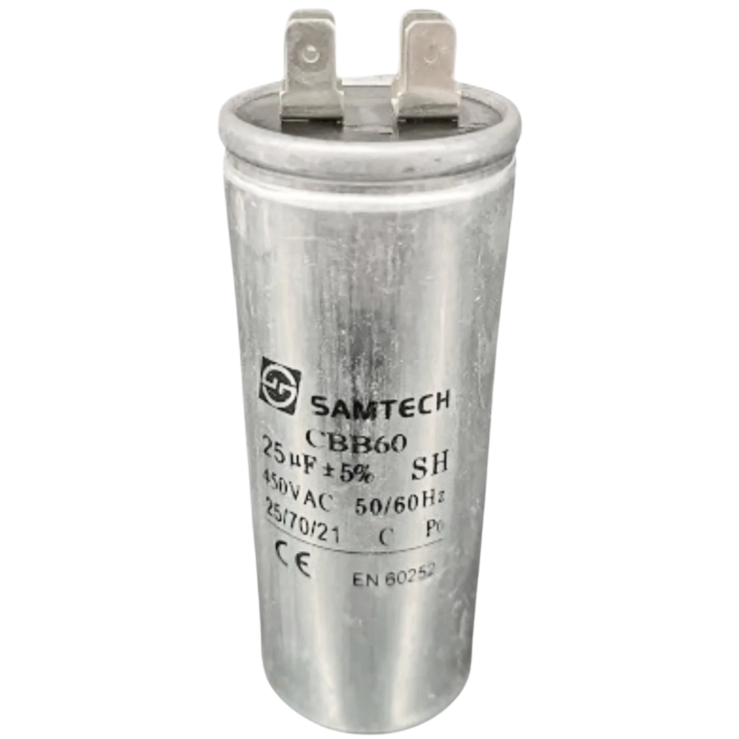 Capacitor De Partida 25uF 450V 40x100mm (Fast-on)