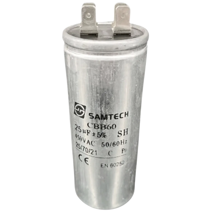 Capacitor De Partida 25uF 450V 40x100mm (Fast-on)