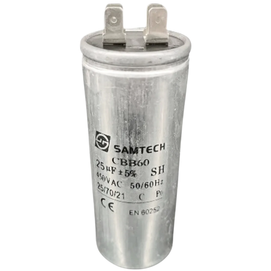 Capacitor De Partida 25uF 450V 40x100mm (Fast-on)