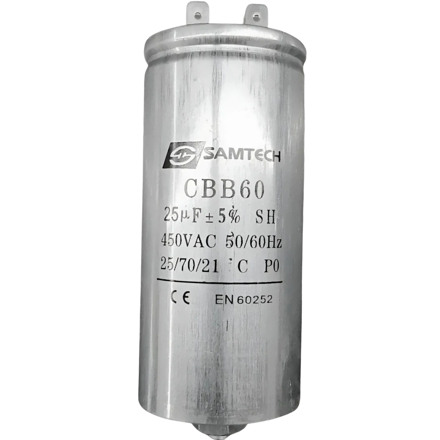Capacitor De Partida 25uF 450V 45x100mm (Fast-on)