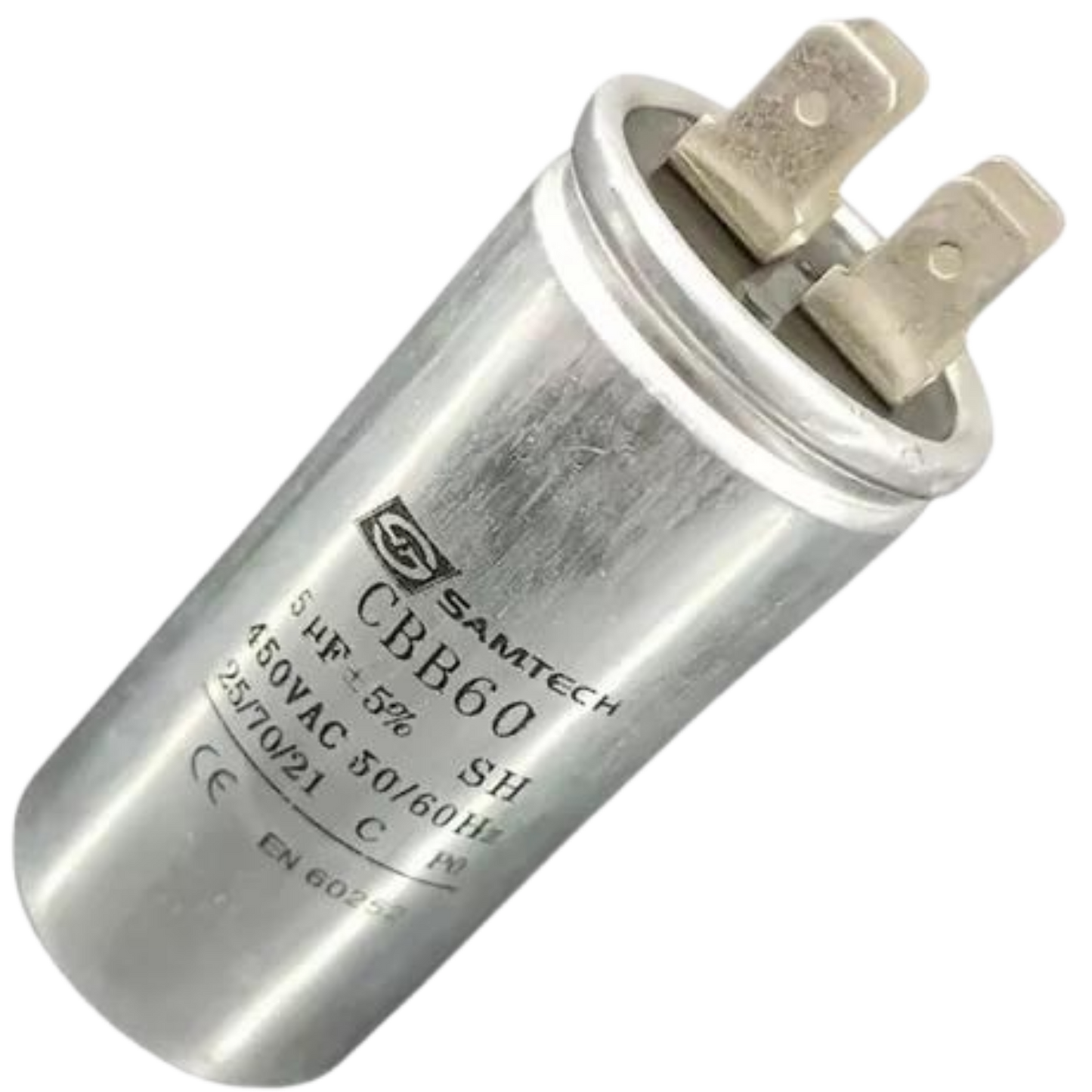 Capacitor De Partida 5uF 450V 30x35mm (Fast-on)