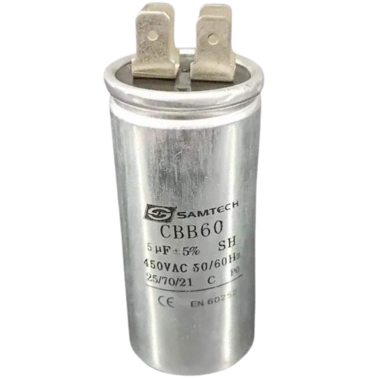 Capacitor De Partida 5uF 450V 30x35mm (Fast-on)