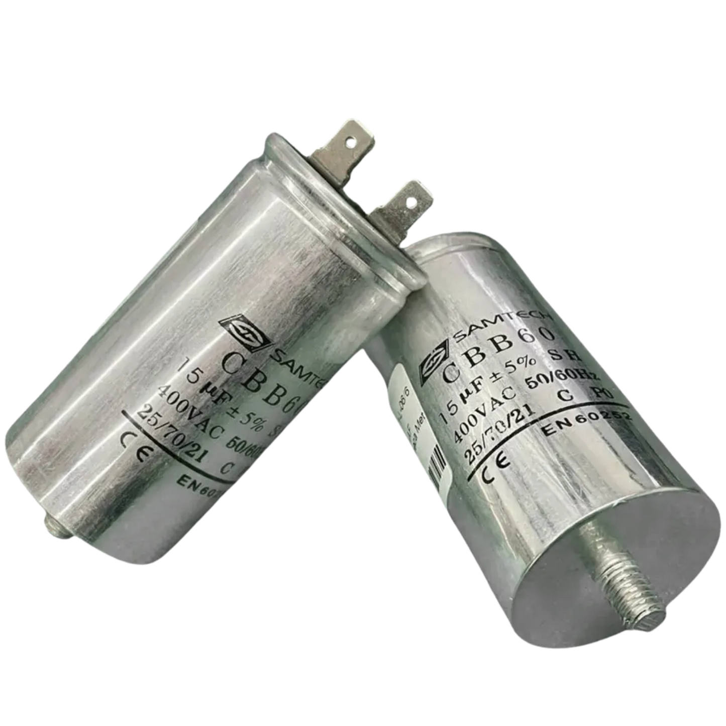 Capacitor De Partida 15uF 400V 40x77mm (Fast-on)