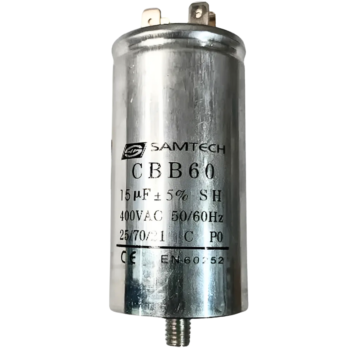 Capacitor De Partida 15uF 400V 40x77mm (Fast-on)