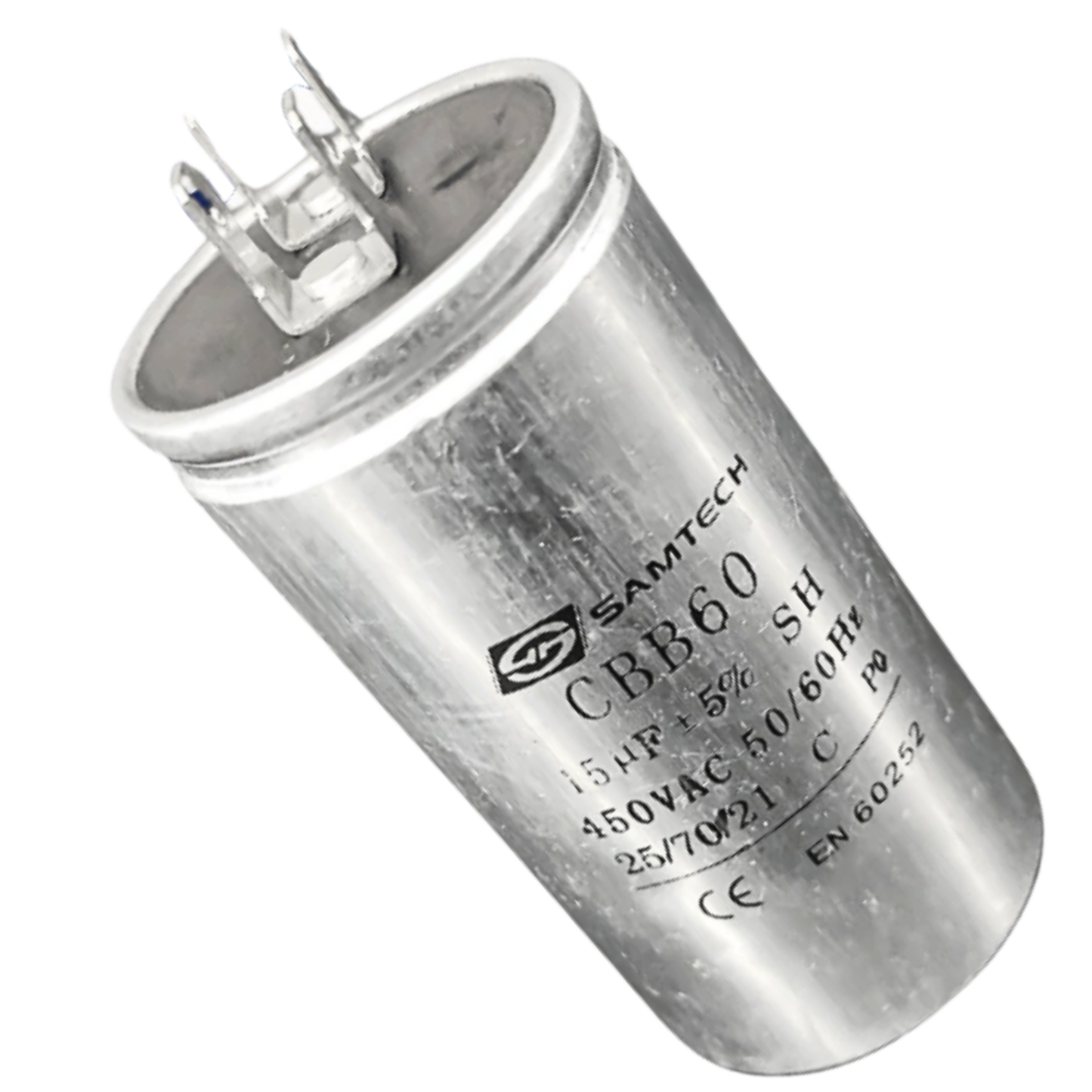 Capacitor De Partida 15uF 450V 40x77mm (Fast-on)