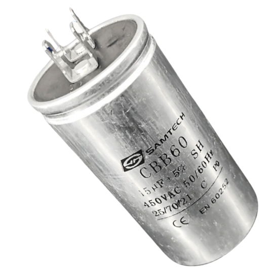 Capacitor De Partida 15uF 450V 40x77mm (Fast-on)