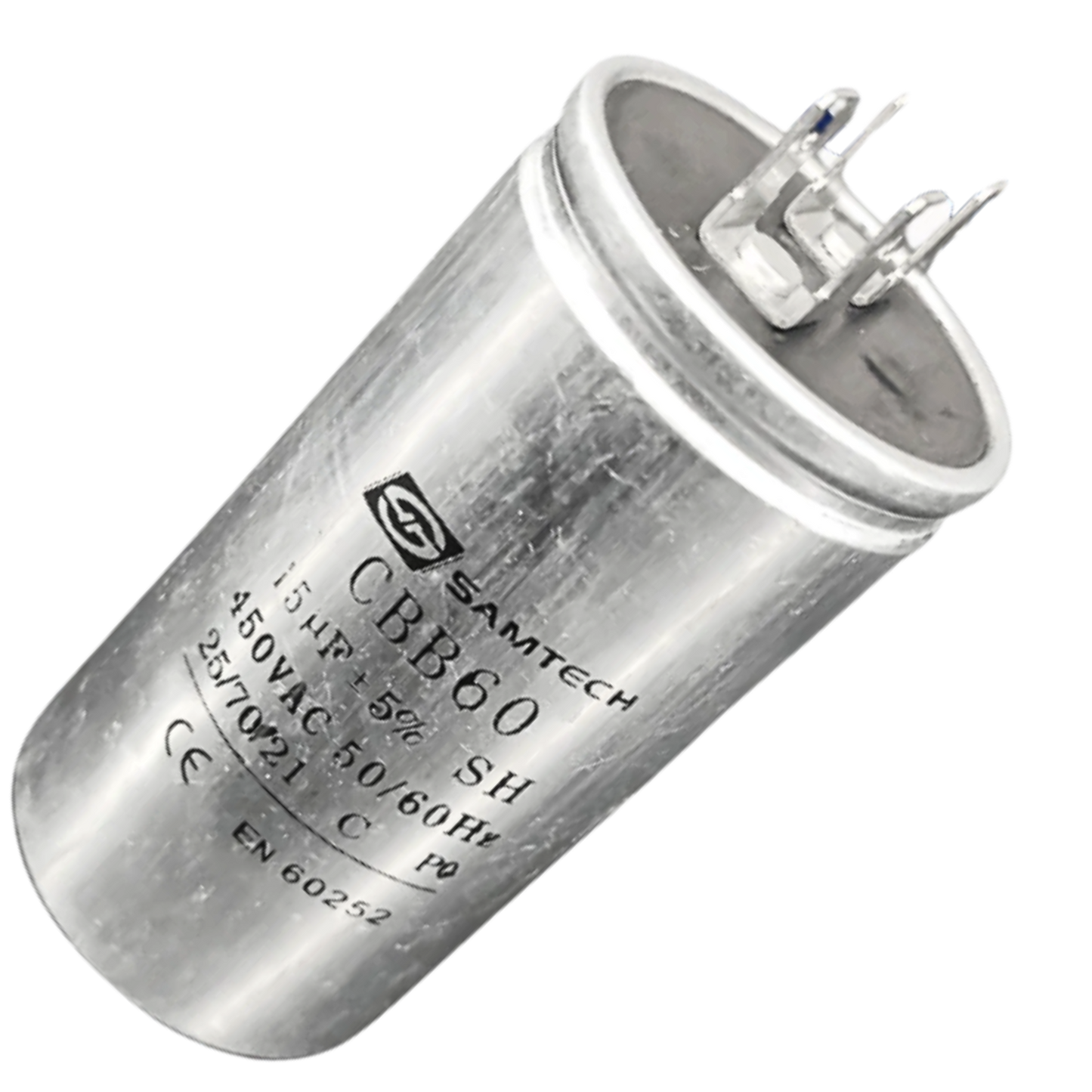 Capacitor De Partida 15uF 450V 40x77mm (Fast-on)