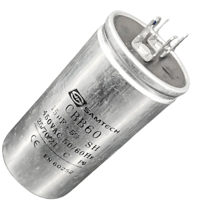 Capacitor De Partida 15uF 450V 40x77mm (Fast-on)