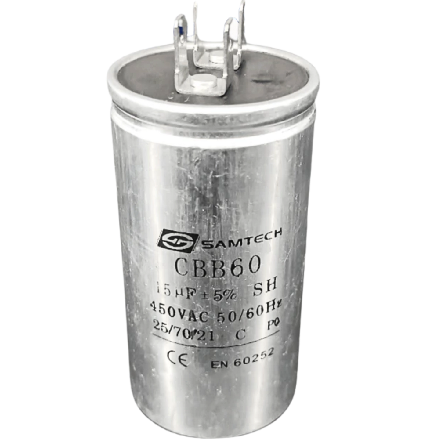 Capacitor De Partida 15uF 450V 40x77mm (Fast-on)