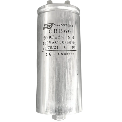 Capacitor De Partida 50uF 400V 50x105mm (Fast-on)