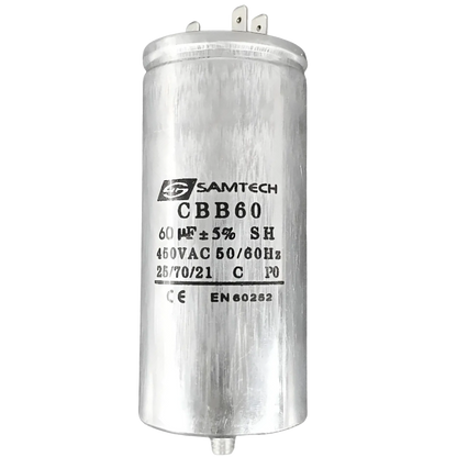 Capacitor De Partida 60uF 450V 50x105mm (Fast-on)