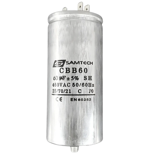 Capacitor De Partida 60uF 450V 50x105mm (Fast-on)