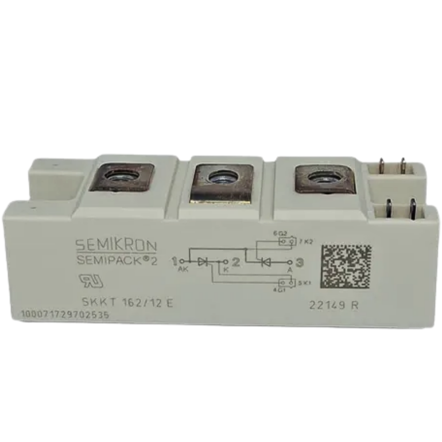 Módulo Tiristor SKKT162/12E 1200V 162A