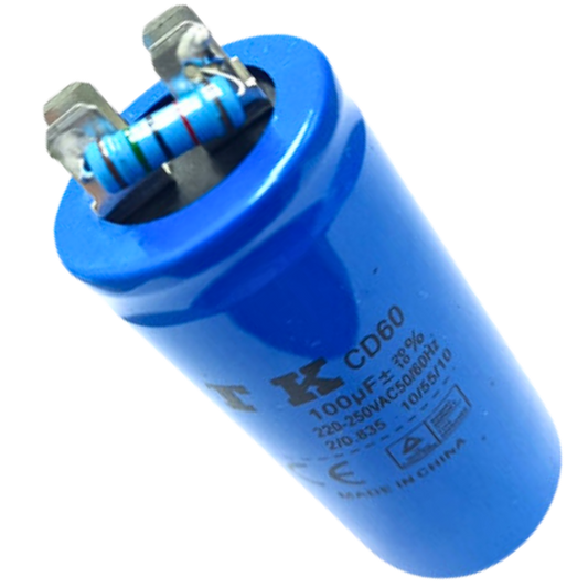 Capacitor De Partida 100uF 220/250v 42x80mm (Fast-on)
