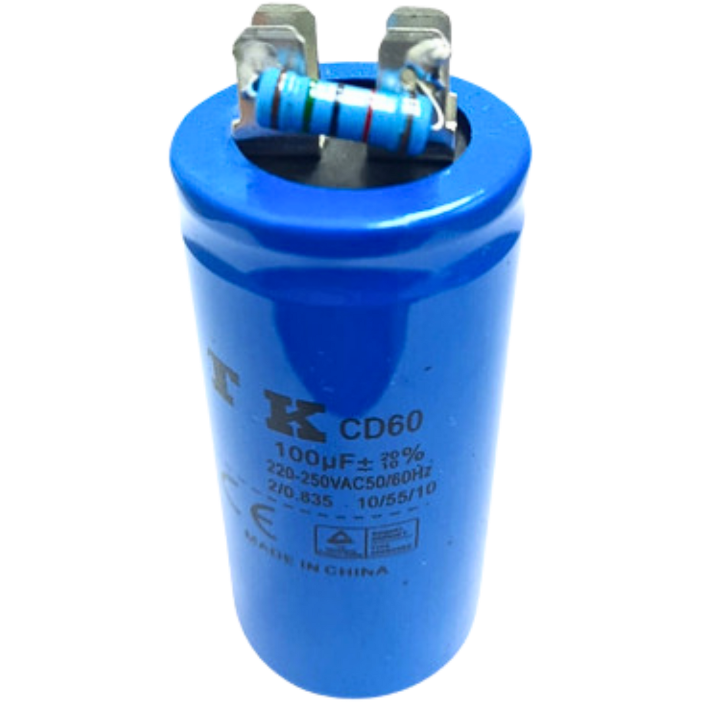 Capacitor De Partida 100uF 220/250v 42x80mm (Fast-on)