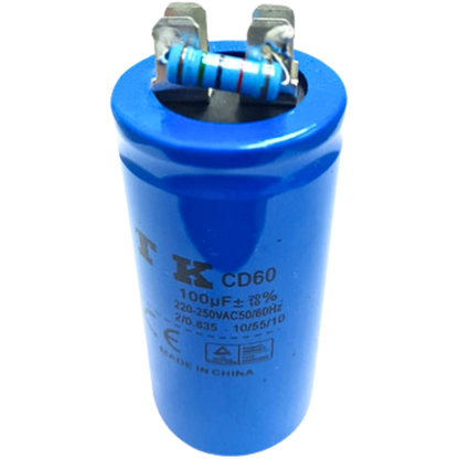 Capacitor De Partida 100uF 220/250v 42x80mm (Fast-on)