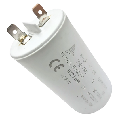 Capacitor De Partida 40uF 250V 40x71mm (Fast-on)