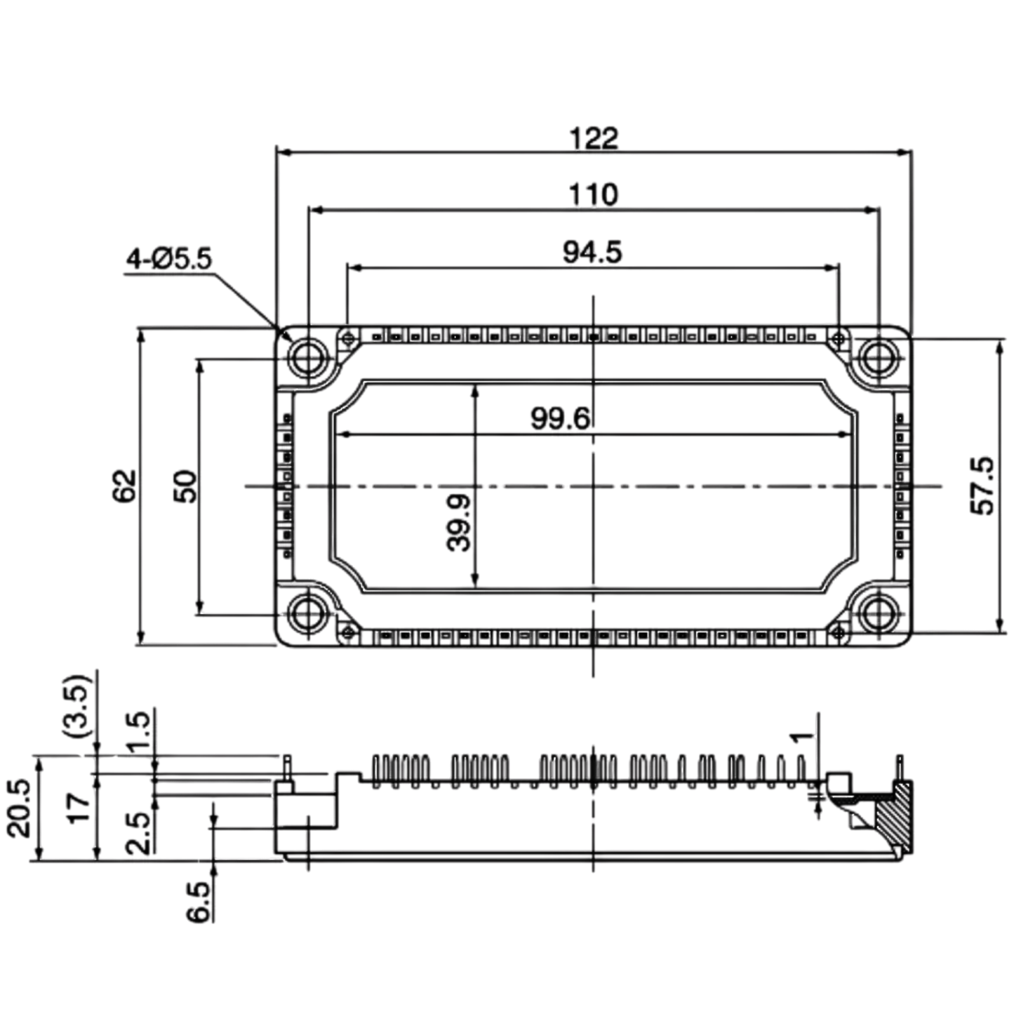 Módulo IGBT 7MBR35SB120H-70 1200V 35A