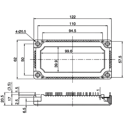 Módulo IGBT 7MBR35SB120H-70 1200V 35A
