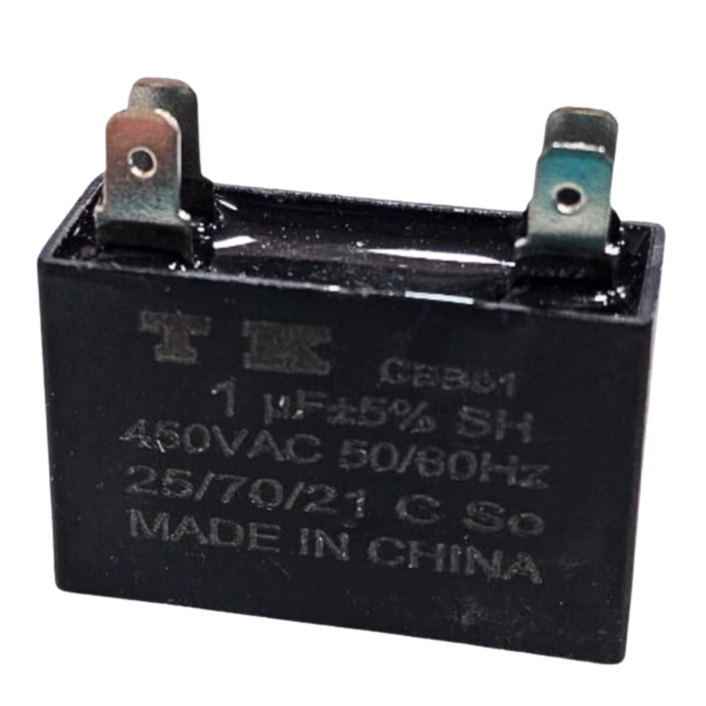 Capacitor De Partida CBB61 1uF 450V (Fast-on)