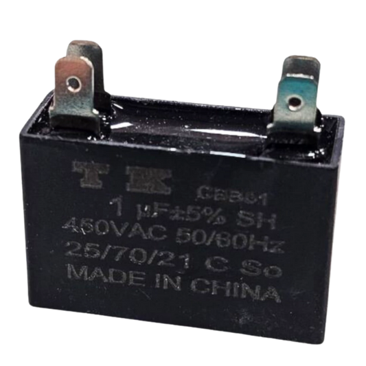 Capacitor De Partida CBB61 1uF 450V (Fast-on)