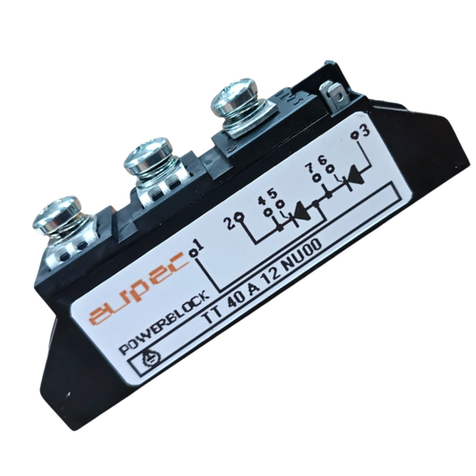 Módulo Tiristor TT40A12NU00 1200V 40A
