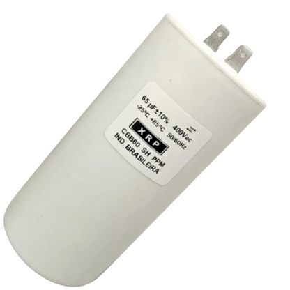 Capacitor De Partida 65uF 400V 60x120mm (Fast-on)