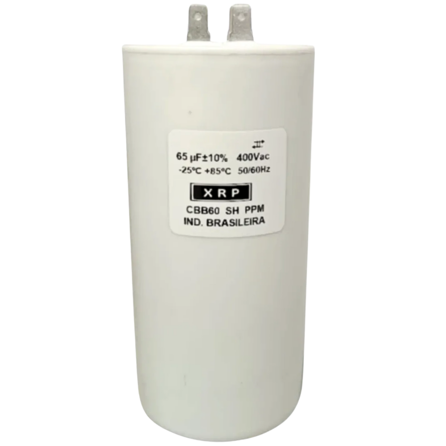 Capacitor De Partida 65uF 400V 60x120mm (Fast-on)