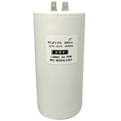 Capacitor De Partida 65uF 400V 60x120mm (Fast-on)