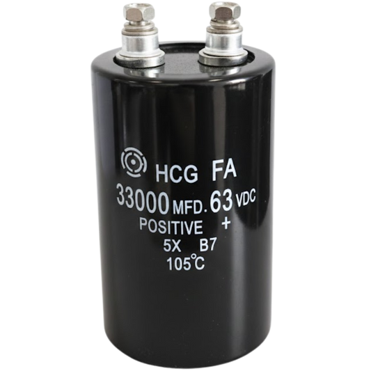 Capacitor Eletrolitico Giga 33000uF 63V 50x80mm