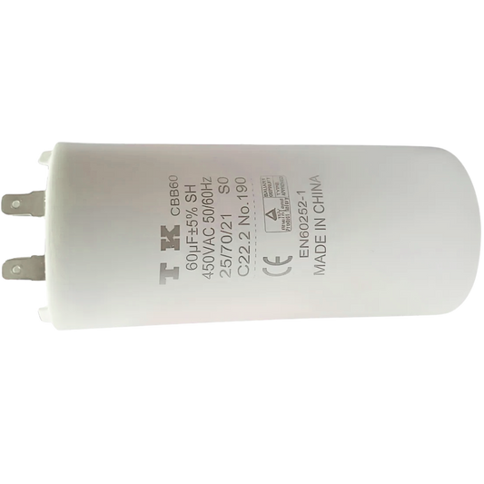 Capacitor De Partida 60uF 450V 55x117mm (Fast-on)