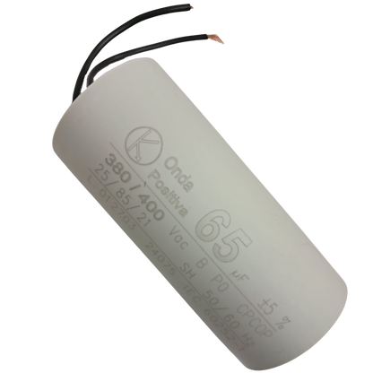 Capacitor De Partida 65uF 380/400V 45x95mm (2Fios)