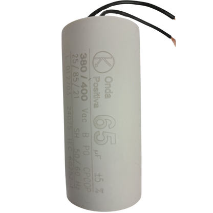 Capacitor De Partida 65uF 380/400V 45x95mm (2Fios)