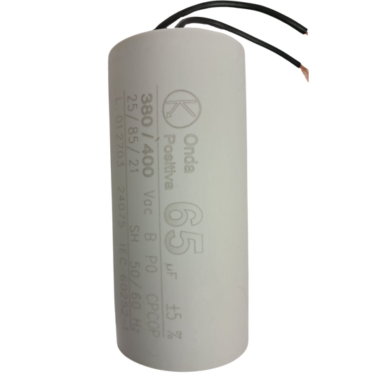 Capacitor De Partida 65uF 380/400V 45x95mm (2Fios)