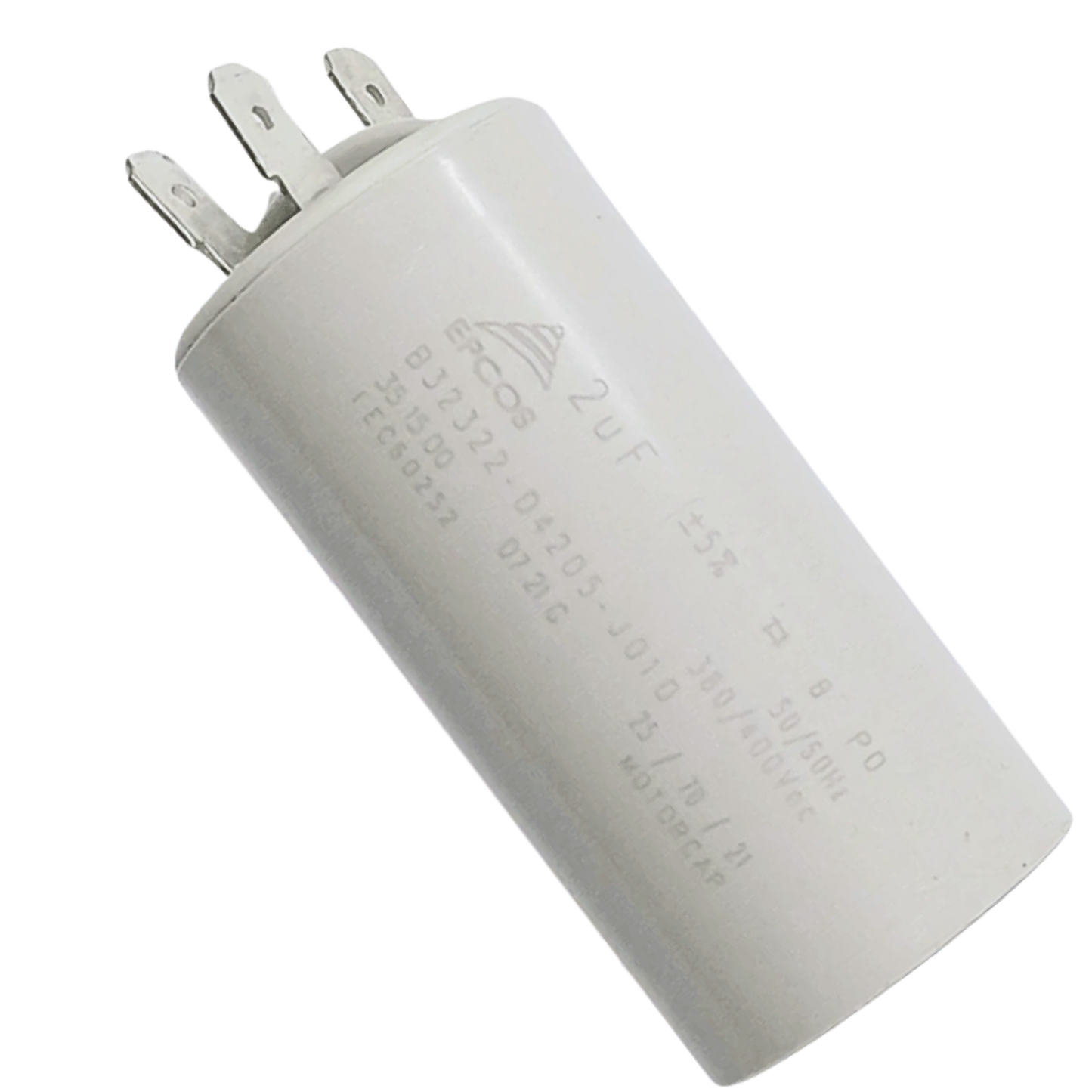 Capacitor De Partida 2uF 380/400V 31x61mm (Fast-on)
