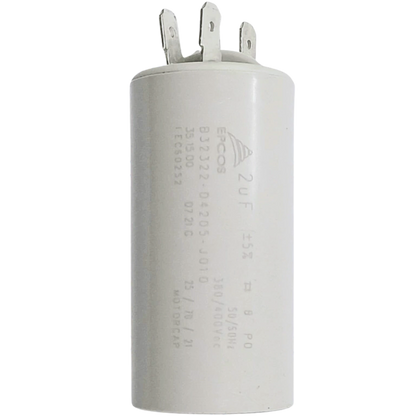 Capacitor De Partida 2uF 380/400V 31x61mm (Fast-on)