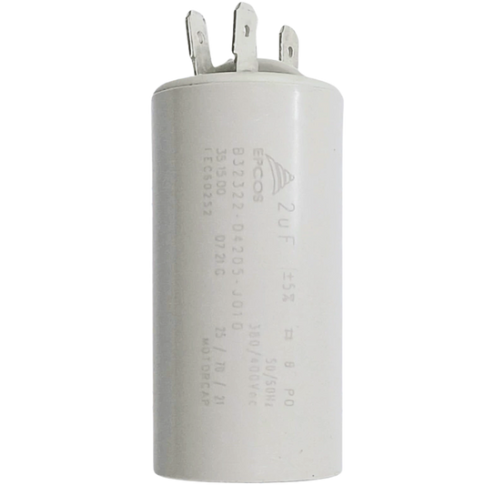 Capacitor De Partida 2uF 380/400V 31x61mm (Fast-on)