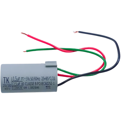 Capacitor De Partida 1,5uF+2,5uF 400V 27x47mm (3Fios)