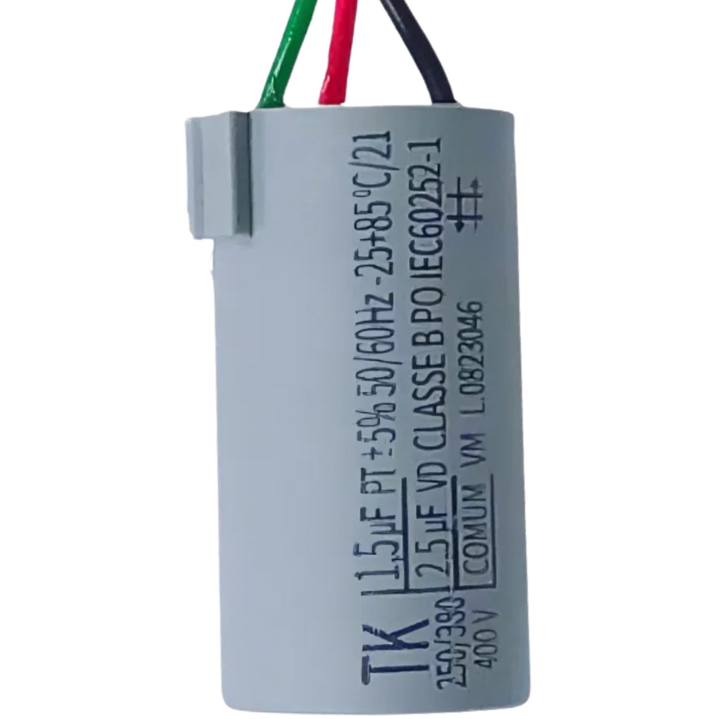 Capacitor De Partida 1,5uF+2,5uF 400V 27x47mm (3Fios)