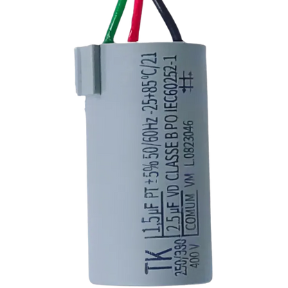 Capacitor De Partida 1,5uF+2,5uF 400V 27x47mm (3Fios)