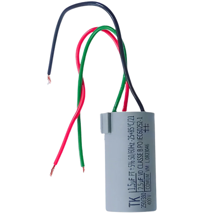 Capacitor De Partida 1,5uF+2,5uF 400V 27x47mm (3Fios)