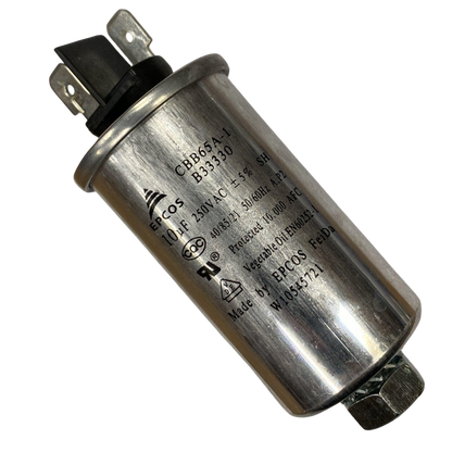 Capacitor De Partida 10uF 250V 90x35mm (Fast-on)