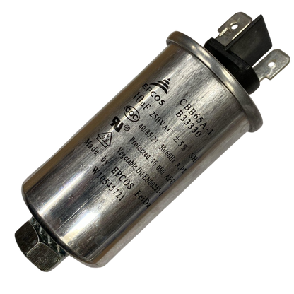Capacitor De Partida 10uF 250V 90x35mm (Fast-on)