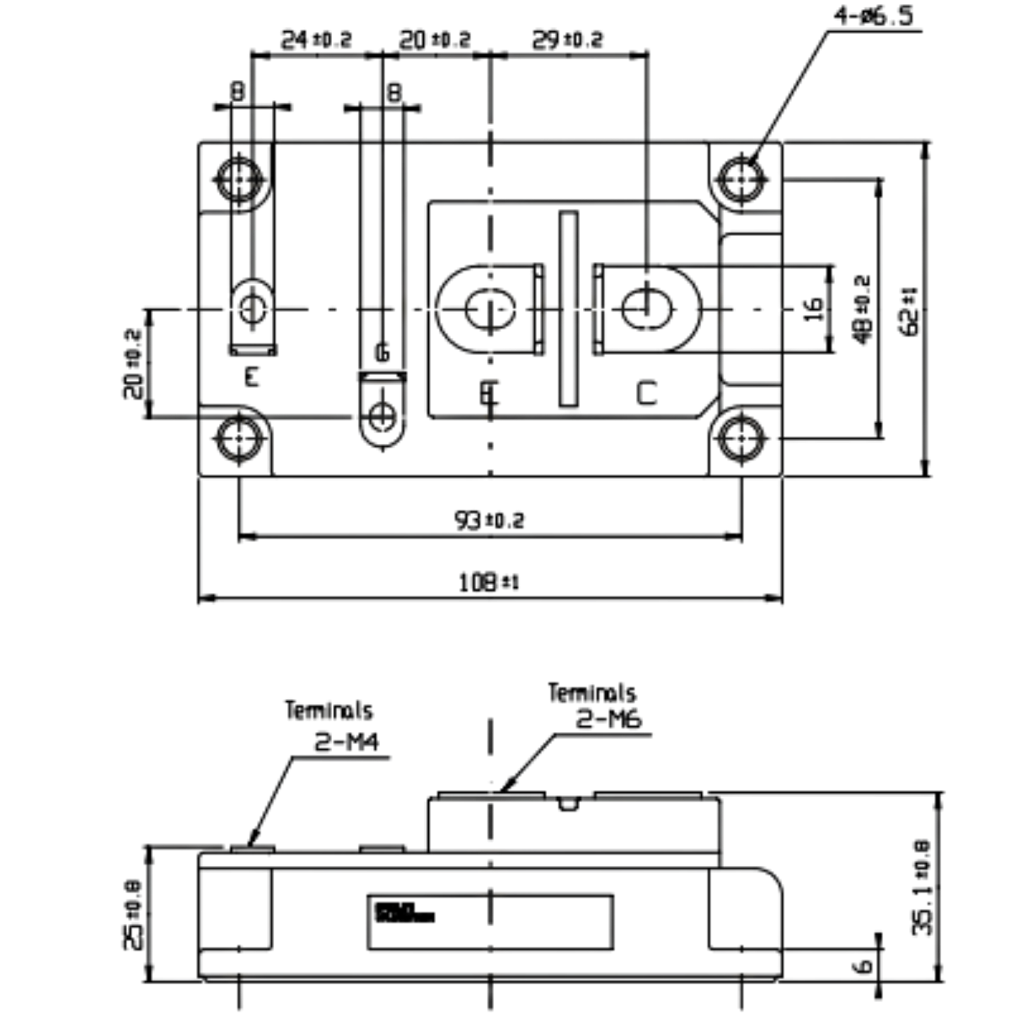 Módulo IGBT 1mbi400s-120 1200V 400A