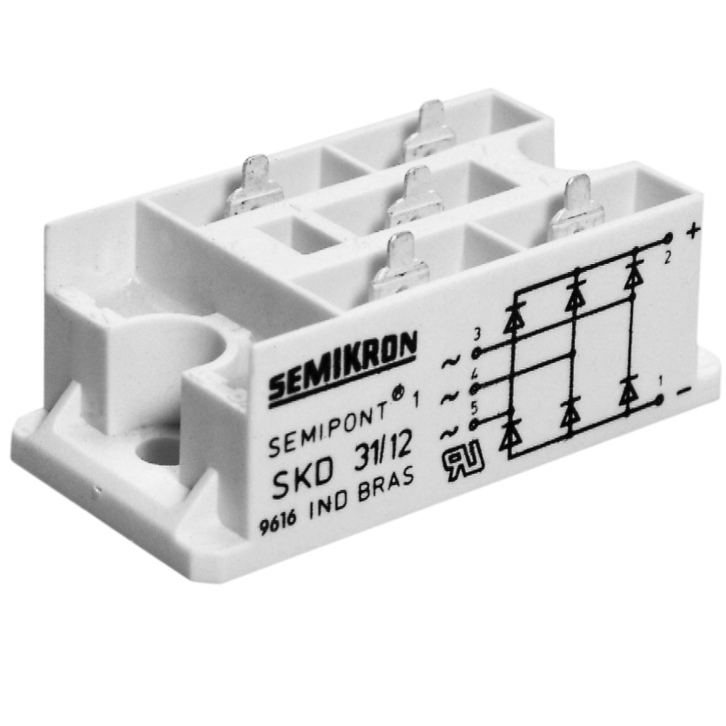 Ponte Retificadora SKD31/12 1200V 31A