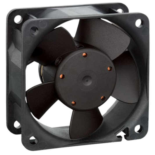 Microventilador 612N/2HH 12VDC 0,250A 60x60x25mm