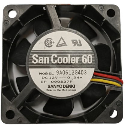 Microventilador 9A0612G403 12VDC 0,24A 60x60x25mm